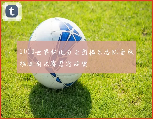 2010世界杯比分全图揭示各队晋级轨迹淘汰赛悬念延续